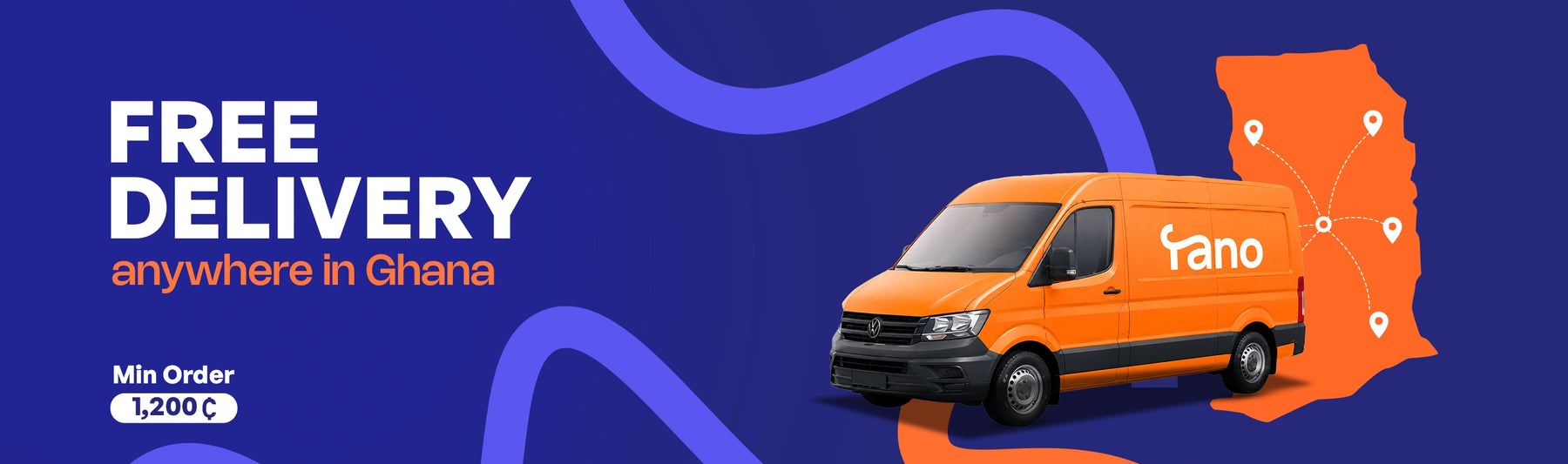 Free Delivery anywhere in Ghana