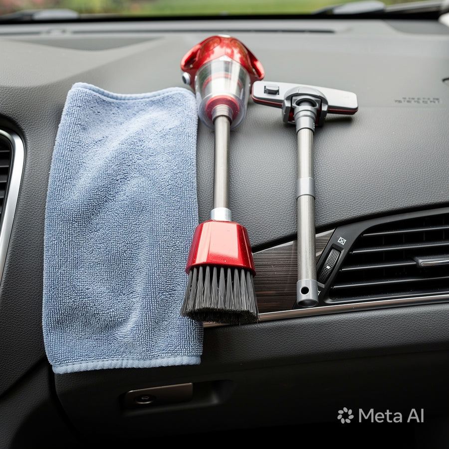 Use in cleaning car interiors