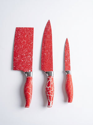 4-piece non-stick knife set