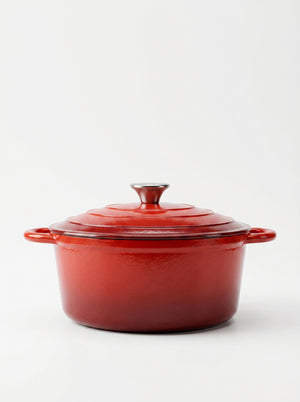 Kola 8-piece enameled cast iron set
