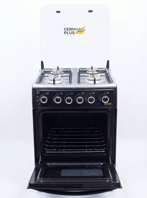 German Plus 4-burner gas cooker with oven and grill