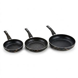3-Piece Premium Non-Stick Frying Pan Set